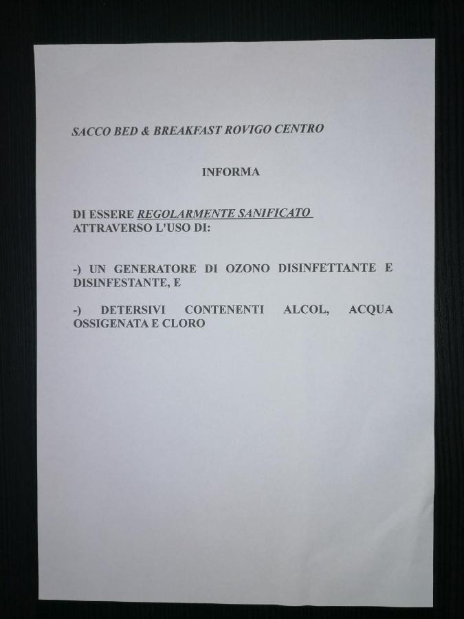 Sacco Bed&Breakfast 罗维戈 外观 照片